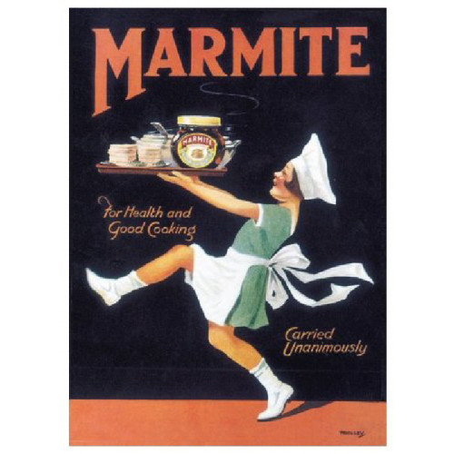 Metal Fridge Magnet (FH): Marmite
