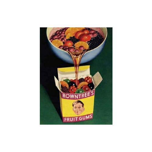 Metal Fridge Magnet (FH): Rowntree's Fruit Gums