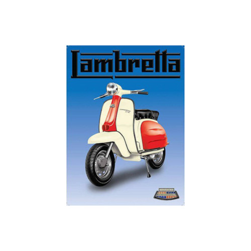 Metal Fridge Magnet (CM): Lambretta
