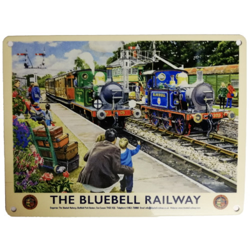 Metal Fridge Magnet (RL): The Bluebell Railway