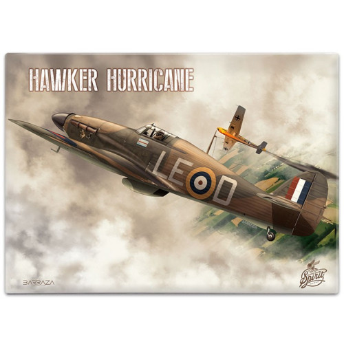 Metal Fridge Magnet (AE): Hawker Hurricane