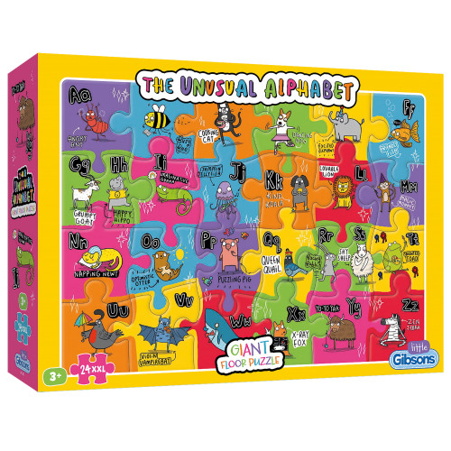 Little Gibsons: The Unusual Alphabet (24 pce Child's Jigsaw) (E.O.L.) - SAVE 1/3RD !!