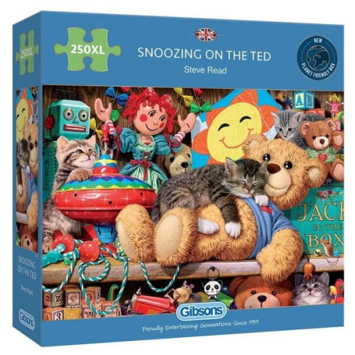 Jigsaw: Snoozing on the Ted (250 XL pce) (E.O.L.) - SAVE 1/3RD !!