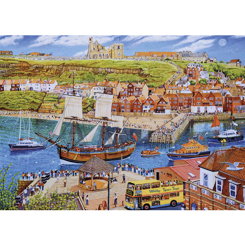 Jigsaw: Endeavour Whitby (500 pce in Gift Box) (E.O.L.) - SAVE 1/3RD !!
