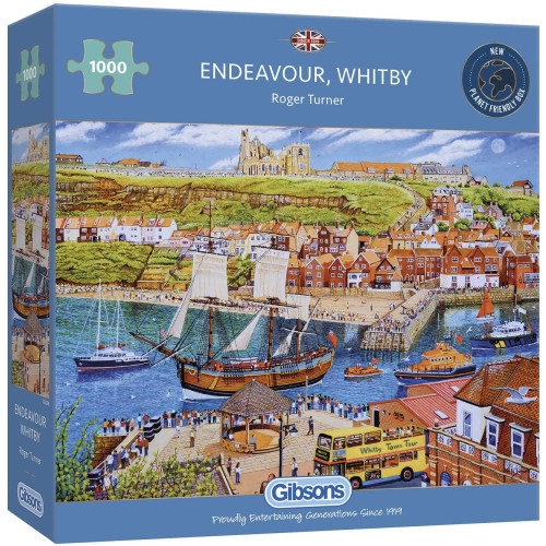 Jigsaw: Endeavour Whitby (500 pce in Gift Box) (E.O.L.) - SAVE 1/3RD !!