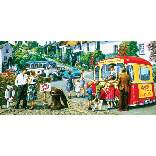 Jigsaw: Ice Cream by the River (636 pce)