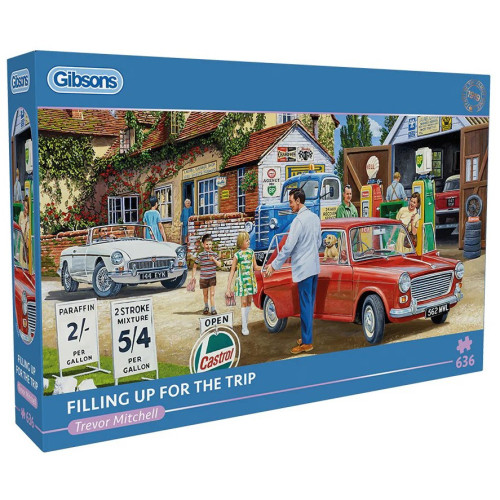 Jigsaw: Filling Up for the Trip (636 pce)