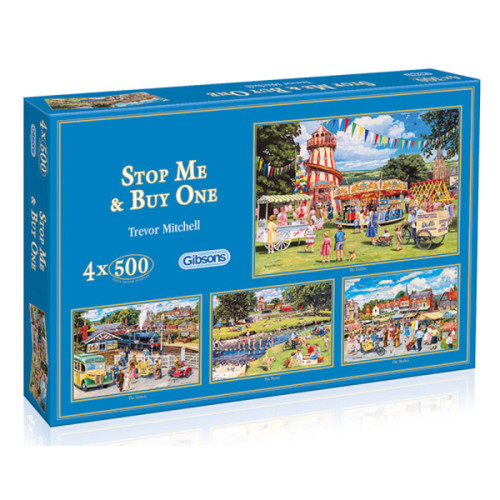 Jigsaw: Stop Me & Buy One (4 x 500 pce) (E.O.L.) - SAVE 1/3RD !!