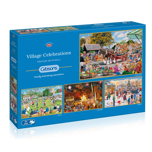 Jigsaw: Village Celebrations (4 x 500 pce)