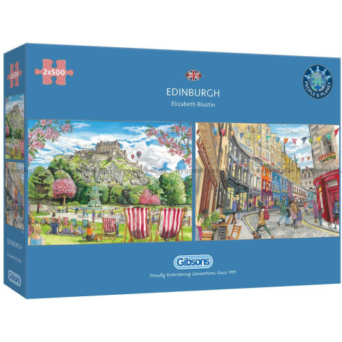 Jigsaw: Edinburgh (2 x 500 pce) (E.O.L.)