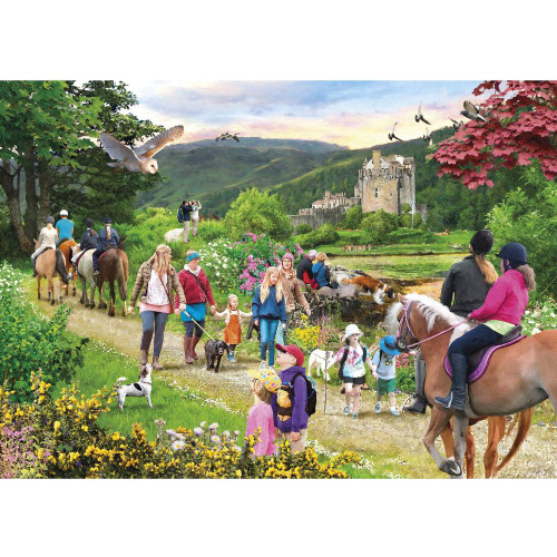 Jigsaw: Highland Hike (1000 pce) (E.O.L.) - SAVE 1/3RD !!