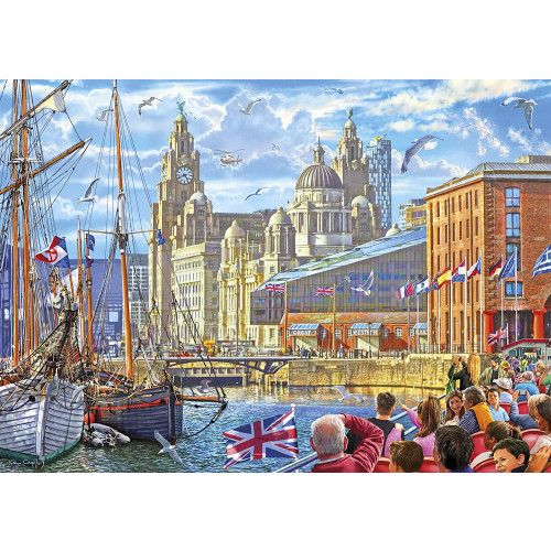Jigsaw: Albert Dock Liverpool (1000 pce) (E.O.L.) - SAVE 10% !!