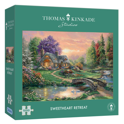 Jigsaw: Sweetheart Retreat (Thomas Kinkade) (1000 pce) (E.O.L.) - SAVE 1/3RD !!