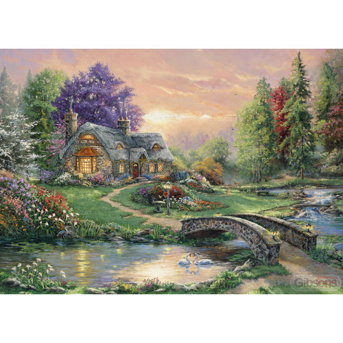 Jigsaw: Sweetheart Retreat (Thomas Kinkade) (1000 pce) (E.O.L.) - SAVE 1/3RD !!