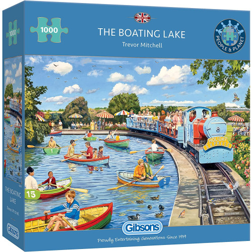 Jigsaw: The Boating Lake (1000 pce) (E.O.L.) - SAVE 15% !!