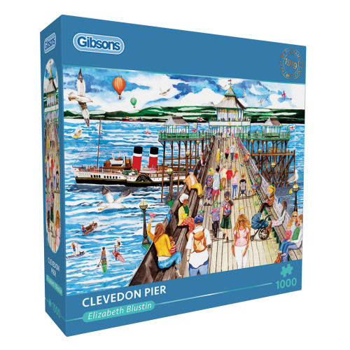 Jigsaw: Clevedon Pier (with P.S. Waverley) (1000 pce)