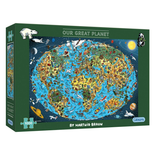 Jigsaw: Our Great Planet (1000 pce) (E.O.L.) - SAVE 1/3RD !!