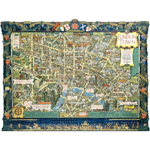 Jigsaw: London Town by Southern Railway (1000 pce) (NEW)