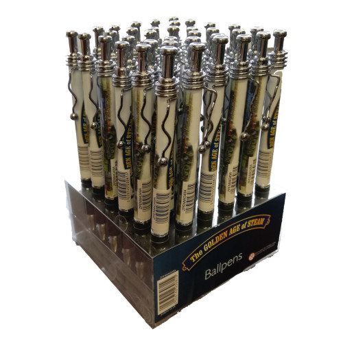 Golden Age of Steam Ball Pen - Spiral Clip (CDU)