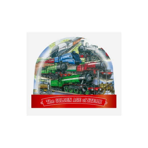 Golden Age of Steam Small Acrylic Snowglobe (64mm x 50mm)