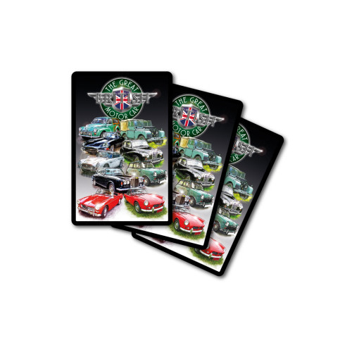 The Great British Motor Car Playing Cards in Printed Box