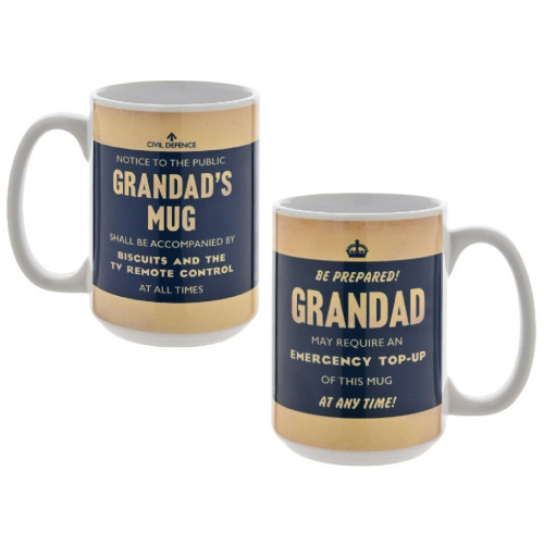 Civil Defence Mug - Grandad's Mug (426ml) (boxed) (NEW)