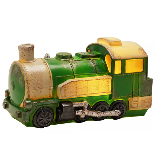 Harvey Makin Steam Train Resin Electric Lamp (120x220x100mm) (NEW)