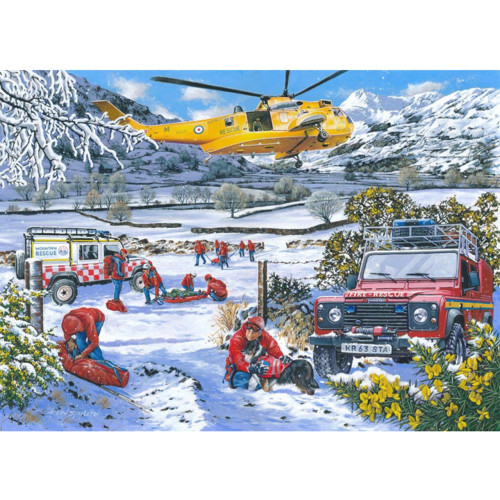 Jigsaw: Mountain Rescue (1000 pce) (E.O.L.) - SAVE 20% !!