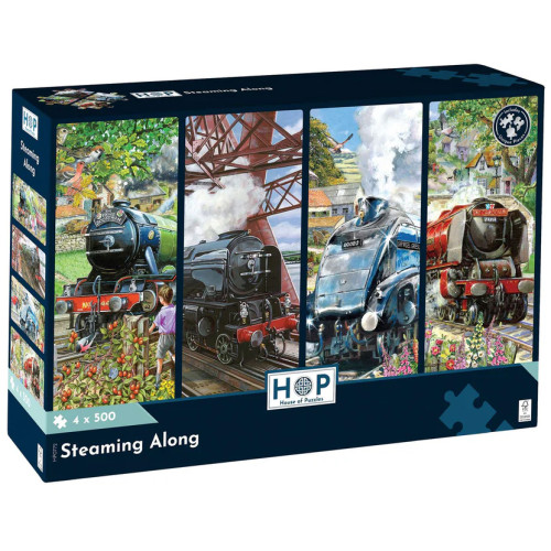 Jigsaw: Steaming Along (4 x 500 pce)