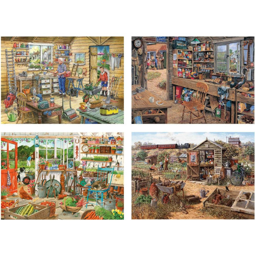 Jigsaw: Time to Potter (4 x 500 pce) (NEW)