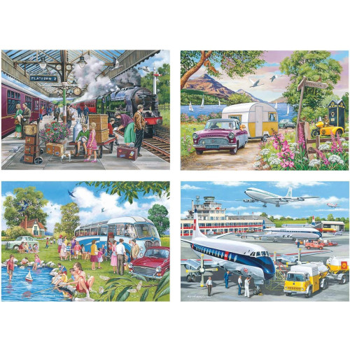 Jigsaw: Going Places (4 x 500 pce) (NEW)