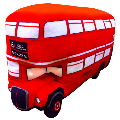 London Vintage Routemaster Bus Plush Soft Toy (35 x 14 x 19cm)