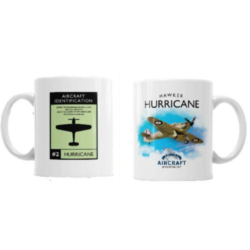 British Aircraft of WWI & WWII Mug: Hawker Hurricane (ind. boxed)