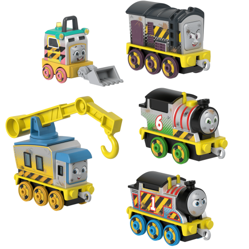 TT Trackmaster Push Along: Small Diecast Construction Crew 5-Pack AEG (E.O.L.)
