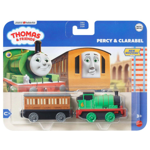Thomas & Friends Deluxe Metal Engine: Percy & Clarabel (NEW)