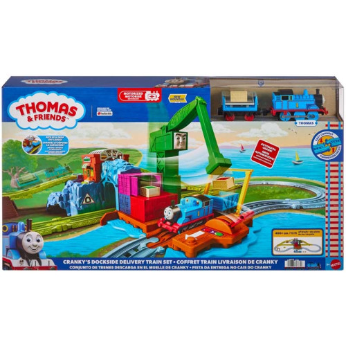 Thomas & Friends 2026 Motorised Playset: Cranky's Dockside Delivery Train Set (NEW)