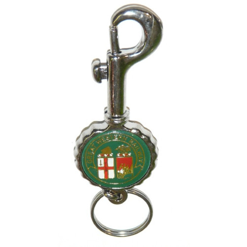 Hipster Key Fob with Crest: Great Western Railway