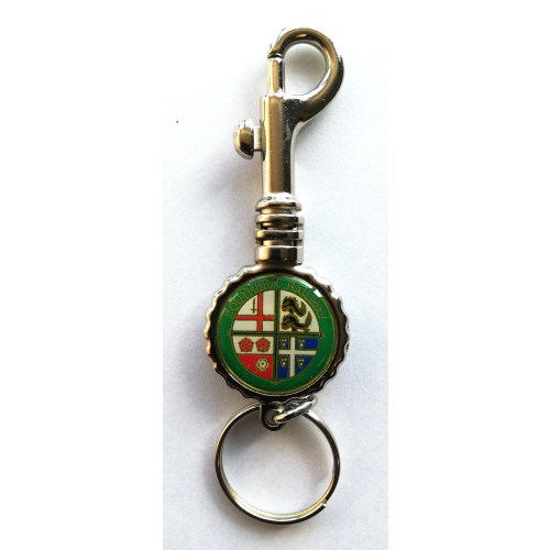 Hipster Key Fob with Crest: Southern Railway