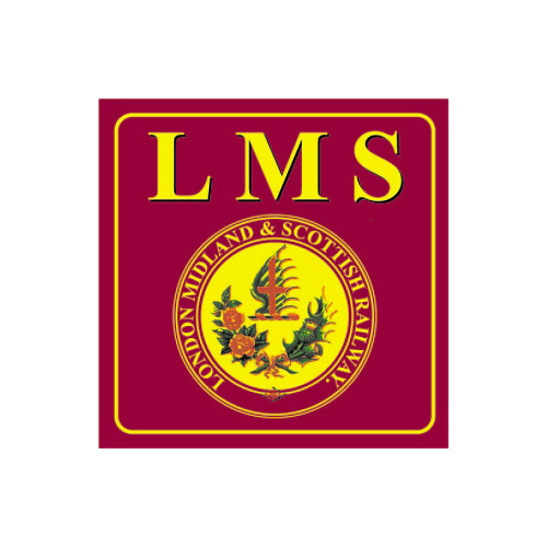 (HIDDEN) Enamel Fridge Magnet: L.M.S. Crest