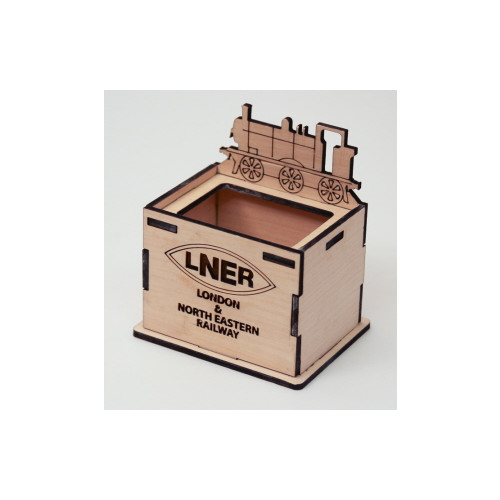Wooden Pencil Pot with Loco - LNER (E.O.L.) - SAVE 25% !!
