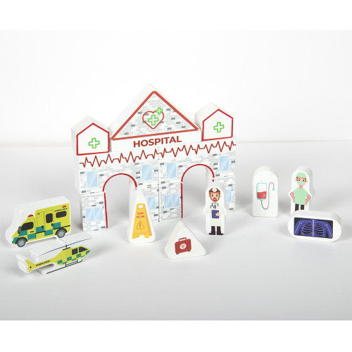 Wooden Retro Hospital Blocks (NEW)
