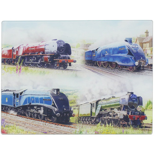 Classic Trains Cutting Board (40 x 30 x 1cm) (NEW)