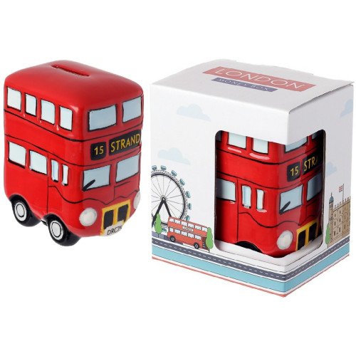 Routemaster Bus Ceramic Money Box 11cm