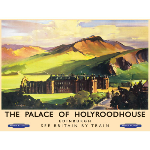Mini Metal Sign (FH): The Palace of Holyroodhouse Edinburgh (E.O.L.) - SAVE 15% !!