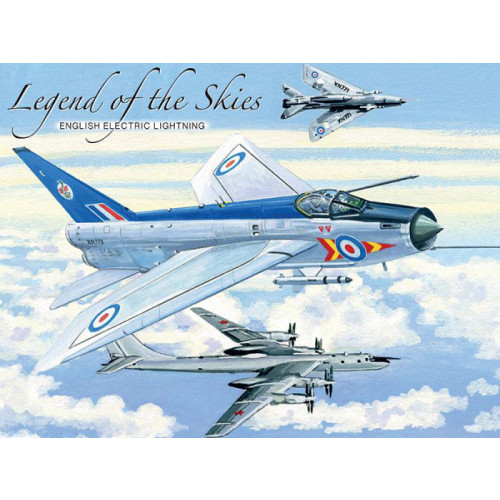 Mini Metal Sign (AE): Legend of the Skies - English Electric Lightning