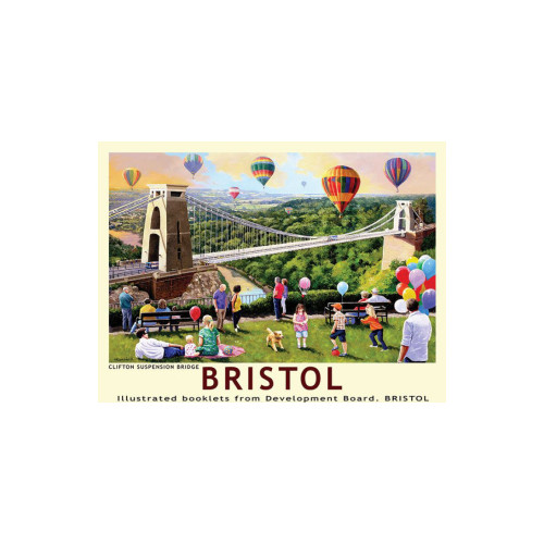 Mini Metal Sign (TR): Travel Poster - Bristol