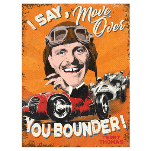 Mini Metal Sign (HU): Terry Thomas - You Bounder! (E.O.L.) - SAVE 20% !!