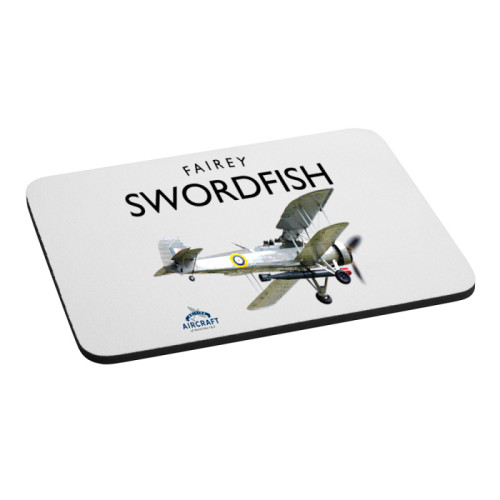 British Aircraft of WWI & WWII Mouse Mat: Fairey Swordfish