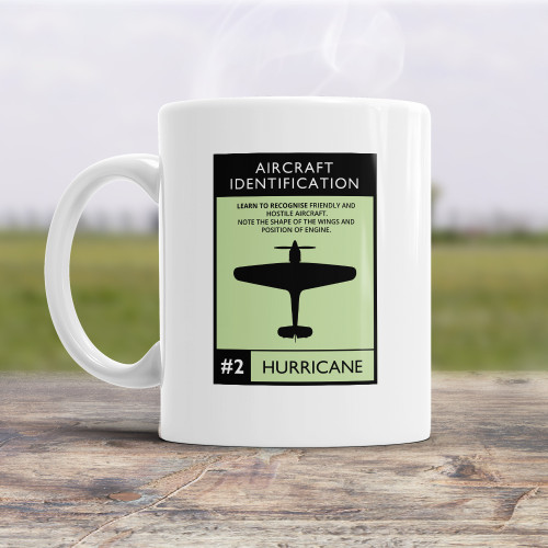 British Aircraft of WWI & WWII Mug: Hawker Hurricane (ind. boxed)
