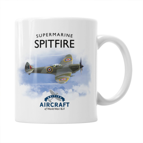 British Aircraft of WWI & WWII Mug: Supermarine Spitfire (ind.boxed)